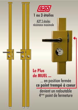 Serrure 5 points - Serrure porte - Muel